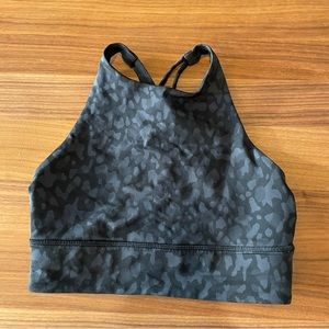 lululemom align camo sports bra, size 4, or small